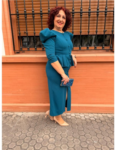 VESTIDO JAZMIN PETROLEONEGRO