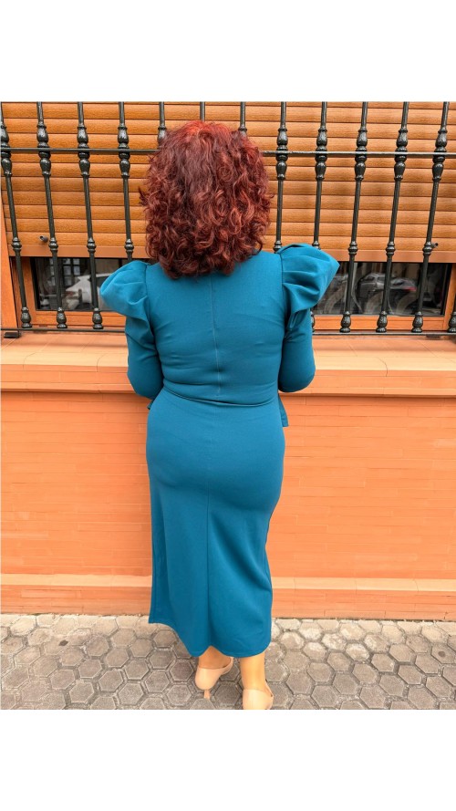 VESTIDO JAZMIN PETROLEONEGRO