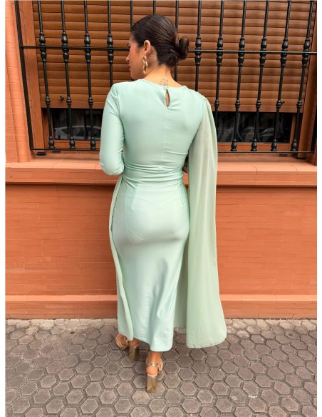 VESTIDO ESTHER VERDE CLARO