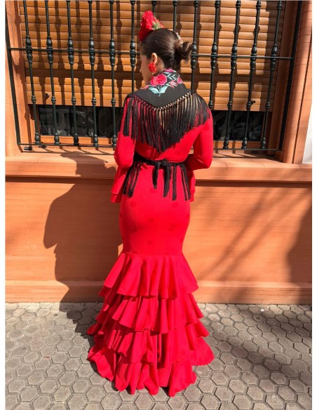 VESTIDO MERIDA ROJO