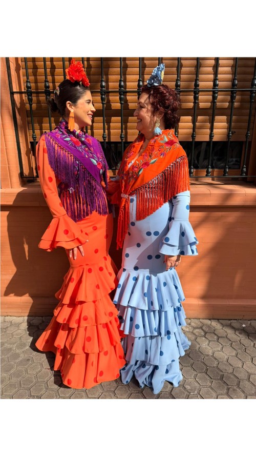 VESTIDO MERIDA CELESTE