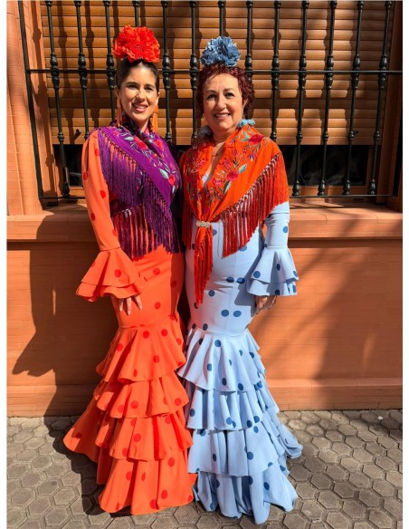 VESTIDO MERIDA NARANJA