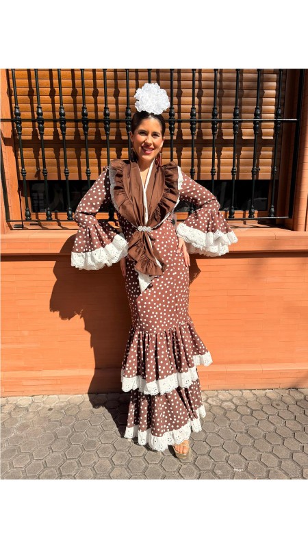 VESTIDO TOLEDO MARRON