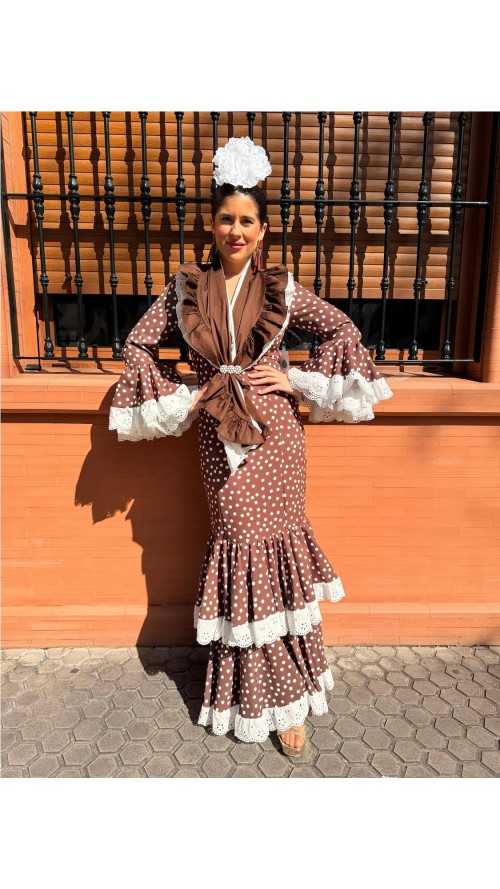 VESTIDO TOLEDO MARRON