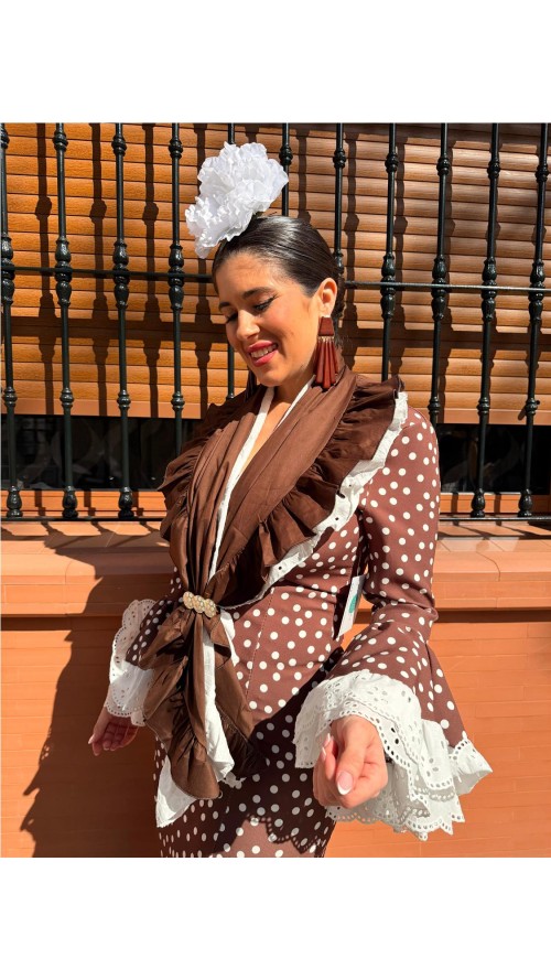 VESTIDO TOLEDO MARRON