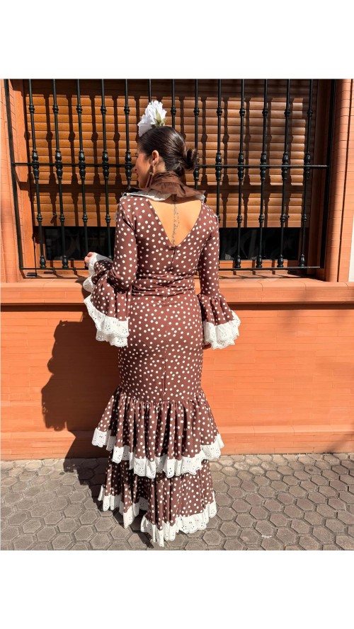 VESTIDO TOLEDO MARRON