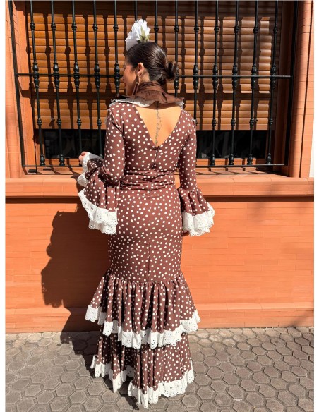 VESTIDO TOLEDO MARRON