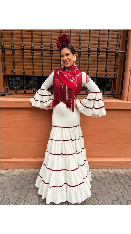 VESTIDO AINARA BURDEOS