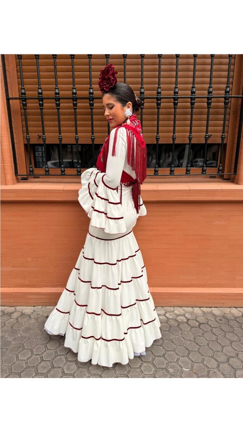 VESTIDO AINARA BURDEOS