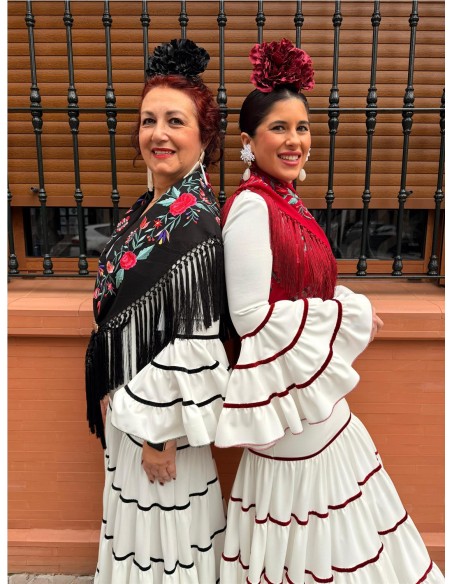 VESTIDO AINARA BURDEOS