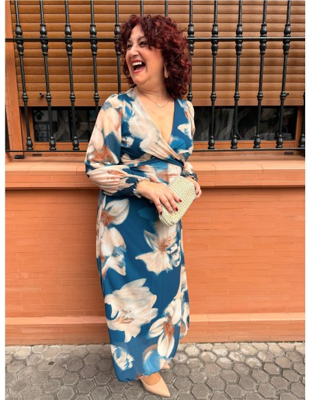 VESTIDO YARA PETROLEONEGRO