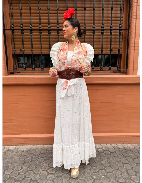 BATA PERFORADA ROSA BLANCO