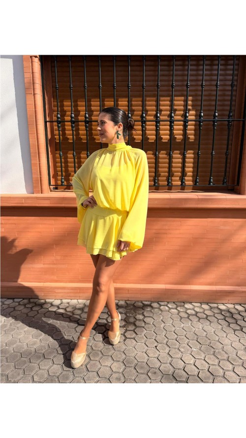 VESTIDO/MONO VICTORIA AMARILLO