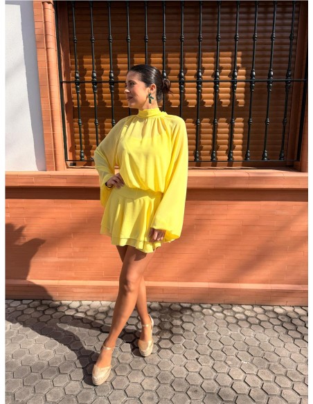 VESTIDO/MONO VICTORIA AMARILLO