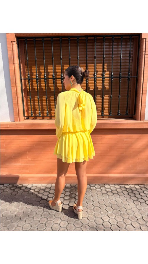 VESTIDO/MONO VICTORIA AMARILLO