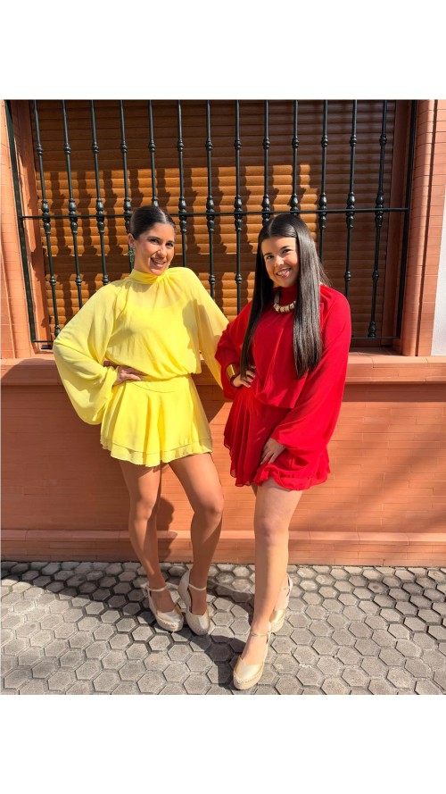 VESTIDO/MONO VICTORIA AMARILLO