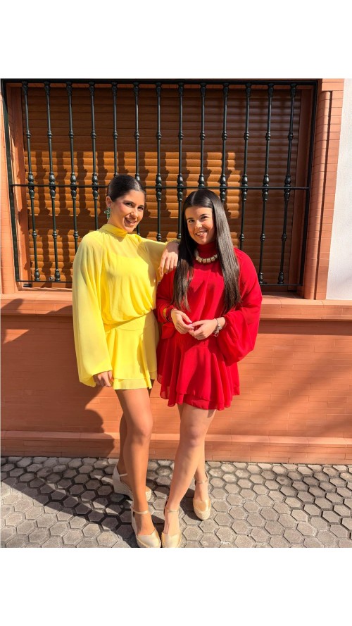 VESTIDO/MONO VICTORIA AMARILLO