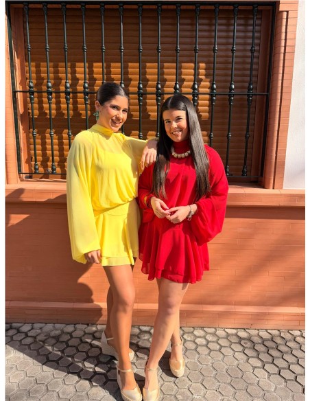 VESTIDO/MONO VICTORIA AMARILLO