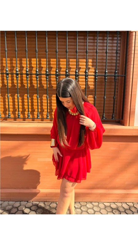 VESTIDO/MONO VICTORIA ROJO 2