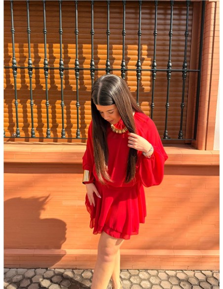 VESTIDO/MONO VICTORIA ROJO