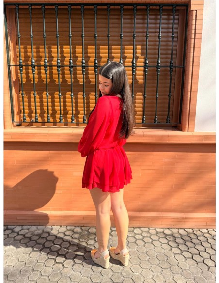 VESTIDO/MONO VICTORIA ROJO