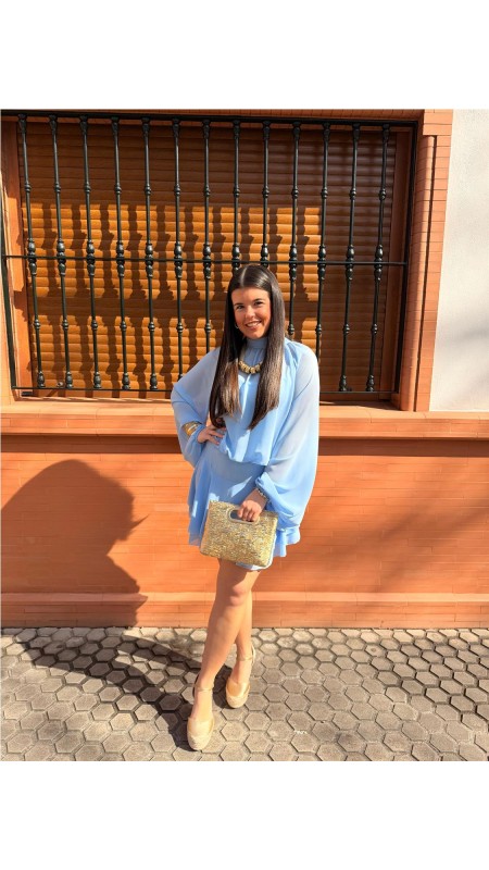 VESTIDO/MONO VICTORIA CELESTE