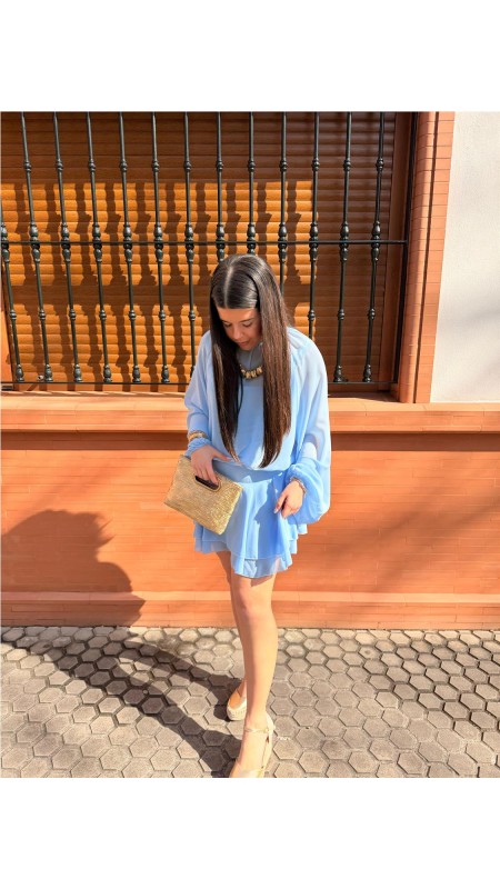 VESTIDO/MONO VICTORIA CELESTE 2