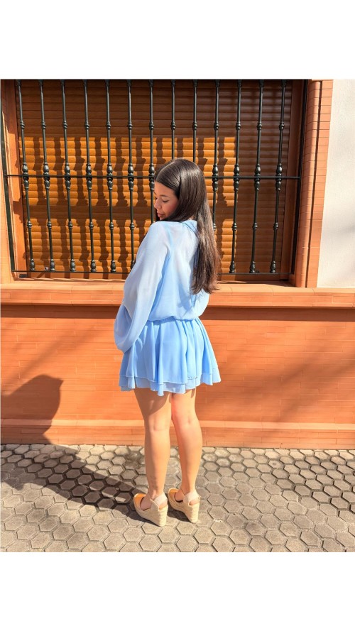 VESTIDO/MONO VICTORIA CELESTE