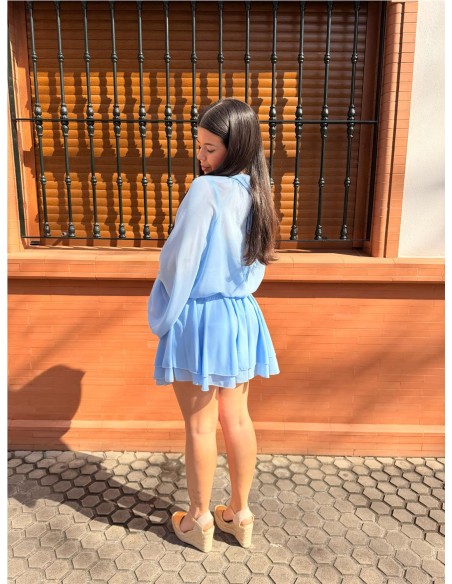 VESTIDO/MONO VICTORIA CELESTE