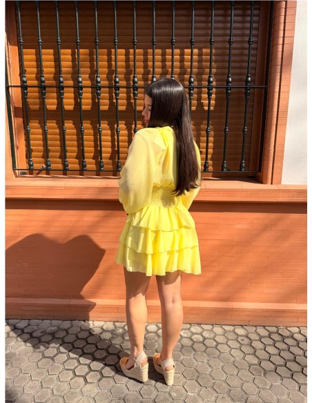 VESTIDO/MONO VERONICA AMARILLO