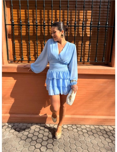 VESTIDO/MONO VERONICA CELESTE