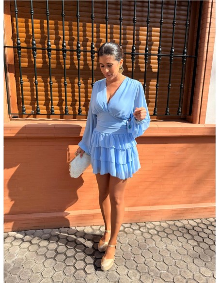 VESTIDO/MONO VERONICA CELESTE