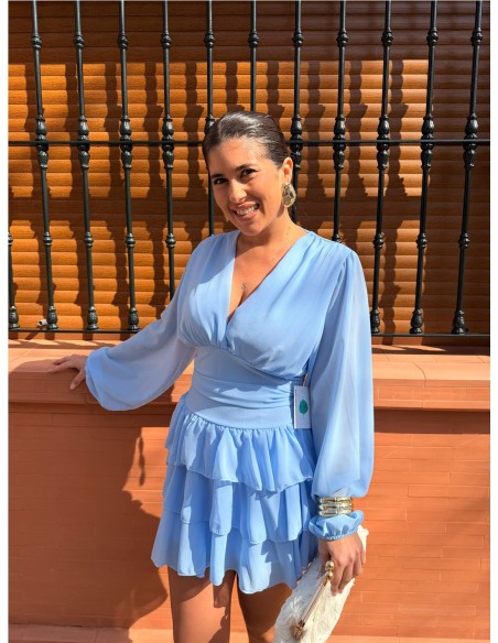 VESTIDO/MONO VERONICA CELESTE