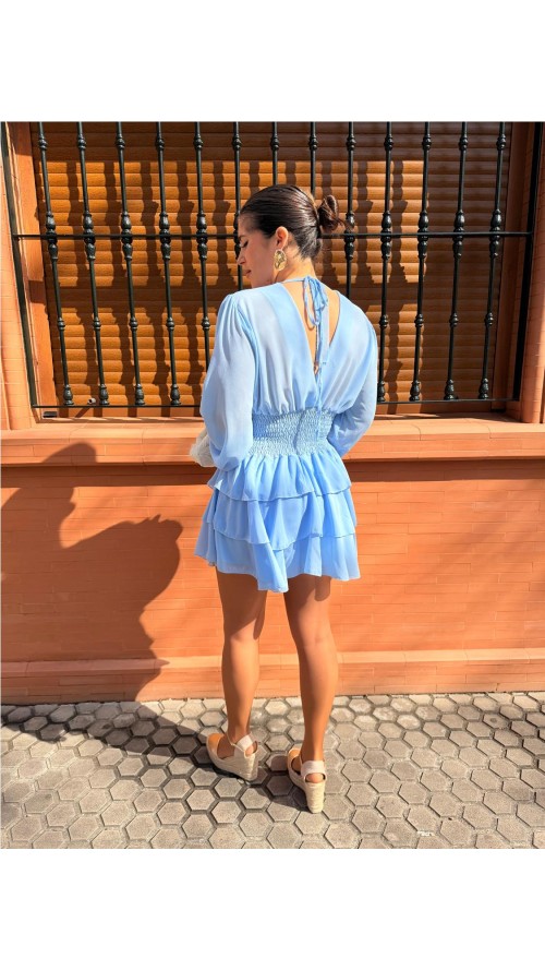 VESTIDO/MONO VERONICA CELESTE