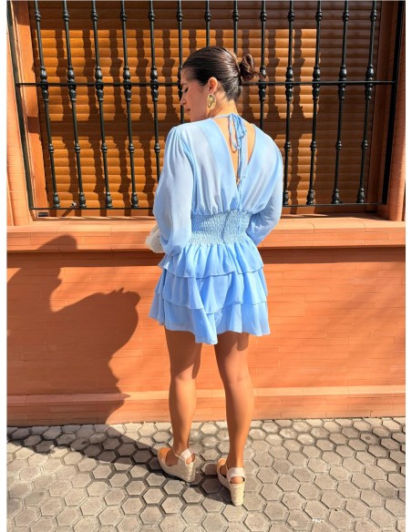 VESTIDO/MONO VERONICA CELESTE