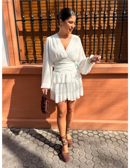 VESTIDO/MONO VERONICA BLANCO