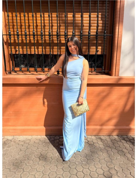 VESTIDO DULCE CELESTE