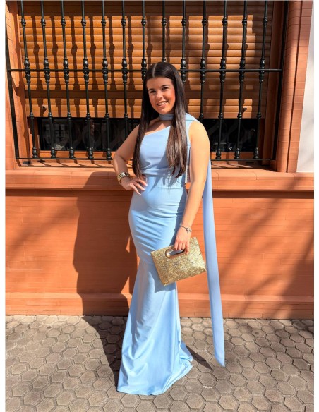 VESTIDO DULCE CELESTE