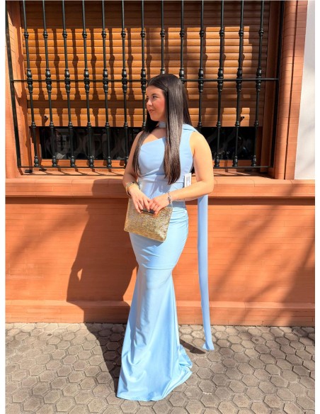 VESTIDO DULCE CELESTE