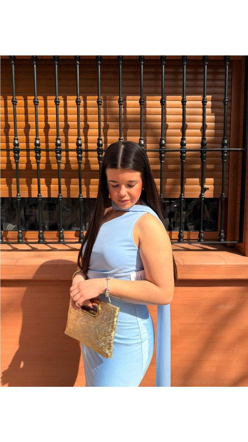 VESTIDO DULCE CELESTE