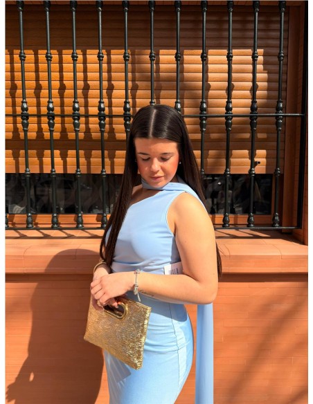 VESTIDO DULCE CELESTE