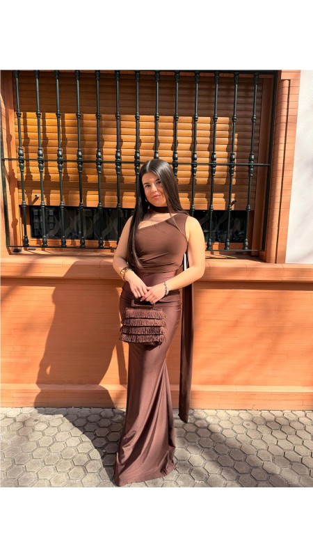 VESTIDO DULCE MARRON