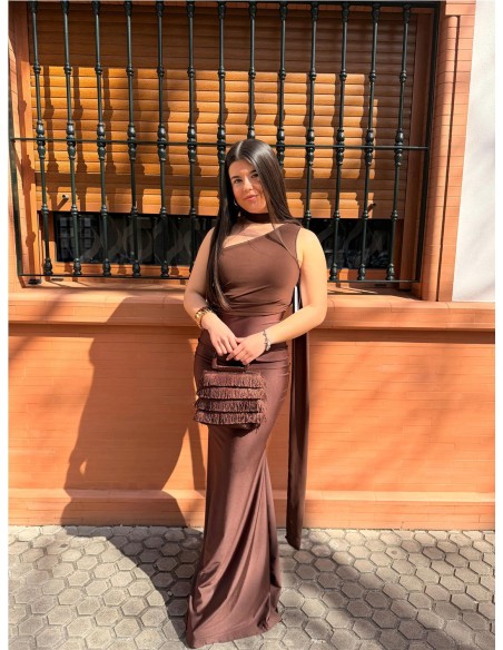 VESTIDO DULCE MARRON