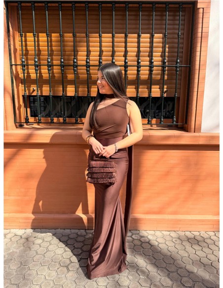 VESTIDO DULCE MARRON