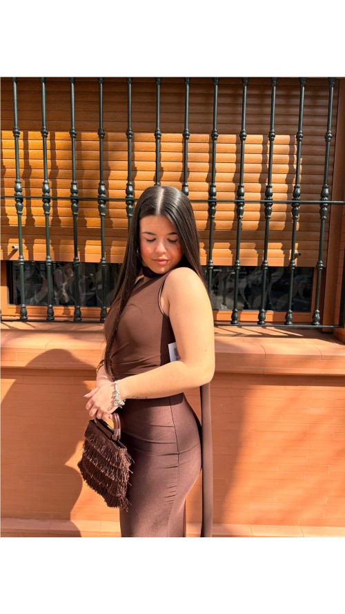 VESTIDO DULCE MARRON