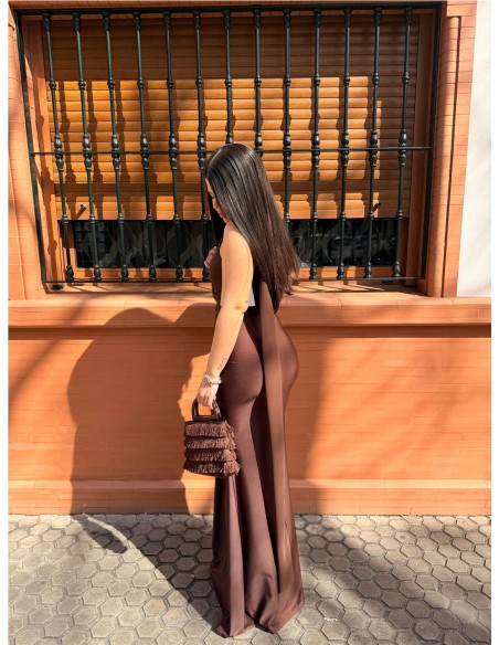 VESTIDO DULCE MARRON