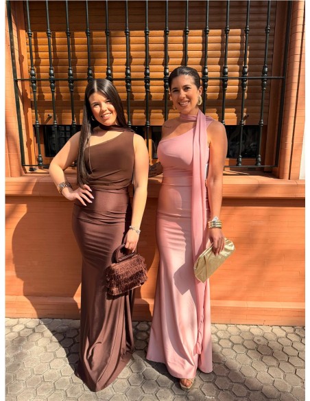 VESTIDO DULCE MARRON