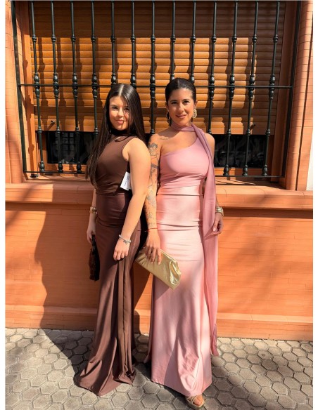 VESTIDO DULCE MARRON