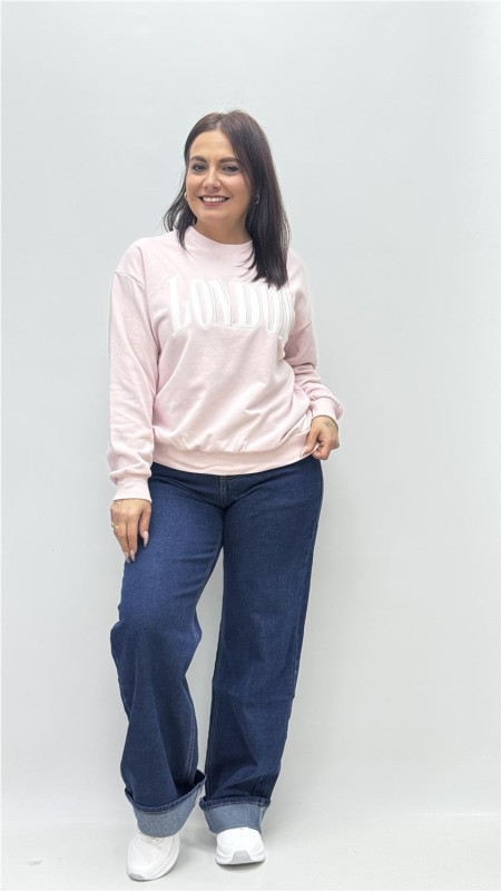 SUDADERA LONDON ROSA