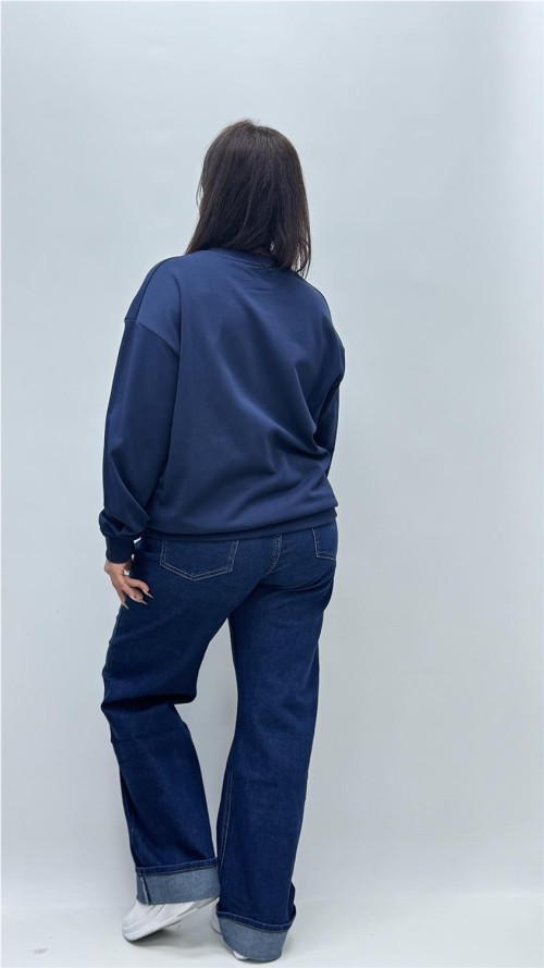 SUDADERA LONDON MARINO